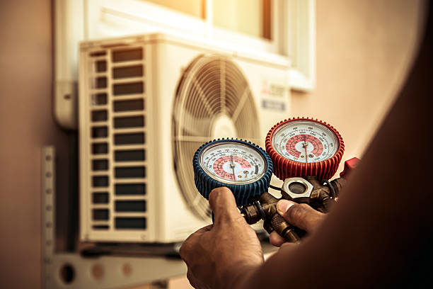 Professional Hvac Maintenance technician working in Colfax, IL